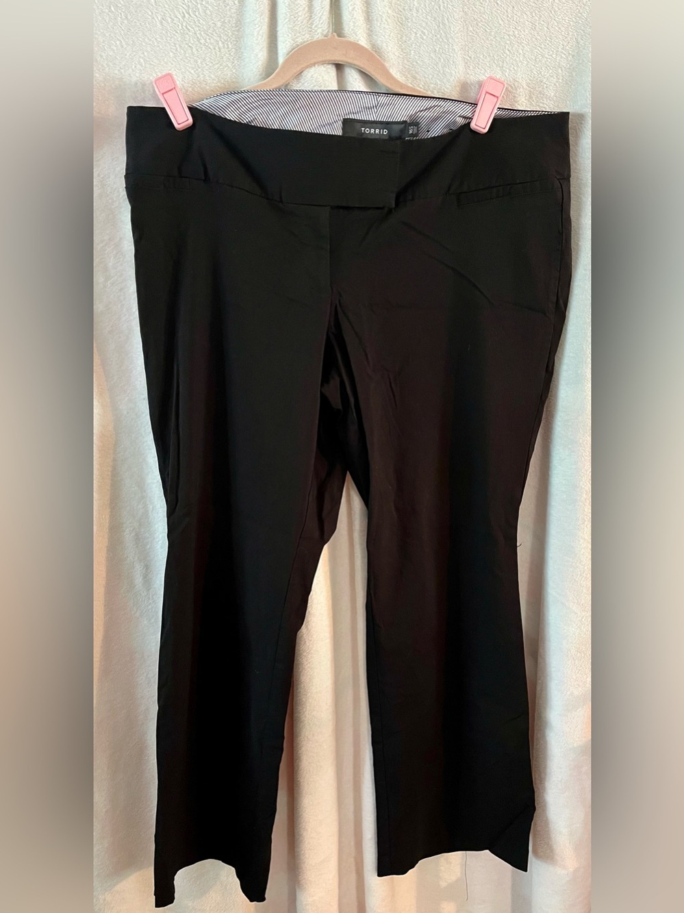 torrid Black Straight-Leg Ponte Pants